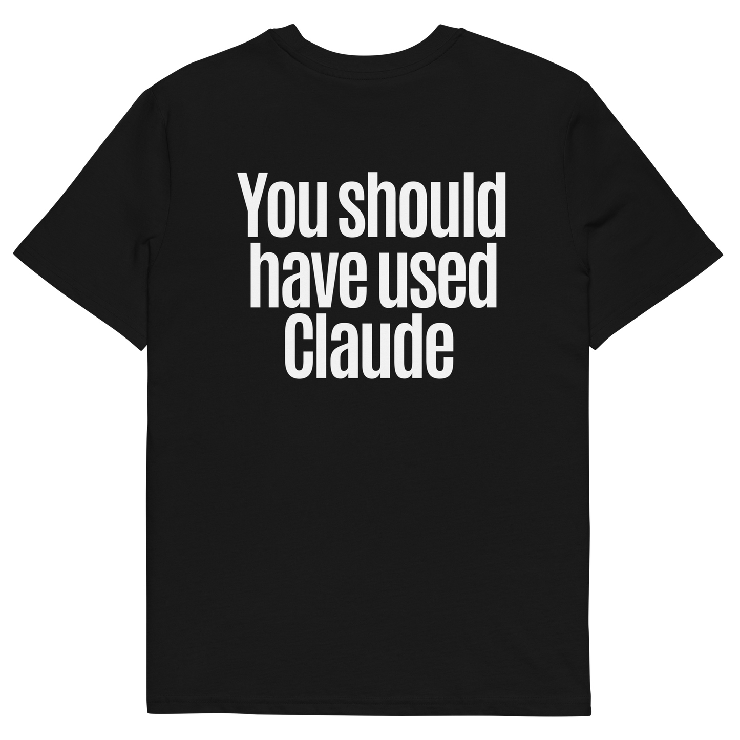 Used Claude Tee — Back