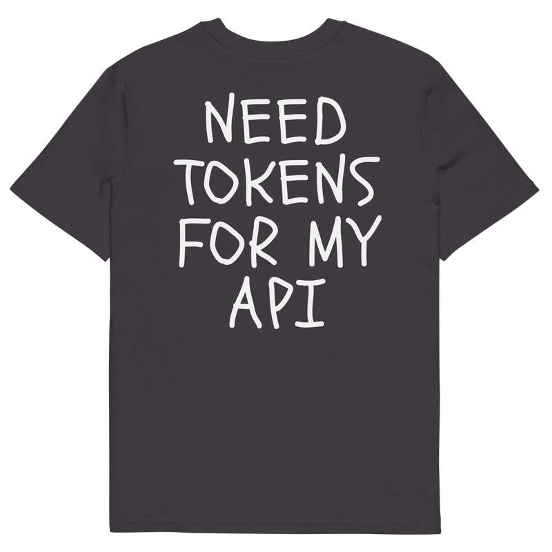 Need Tokens Tee — Back