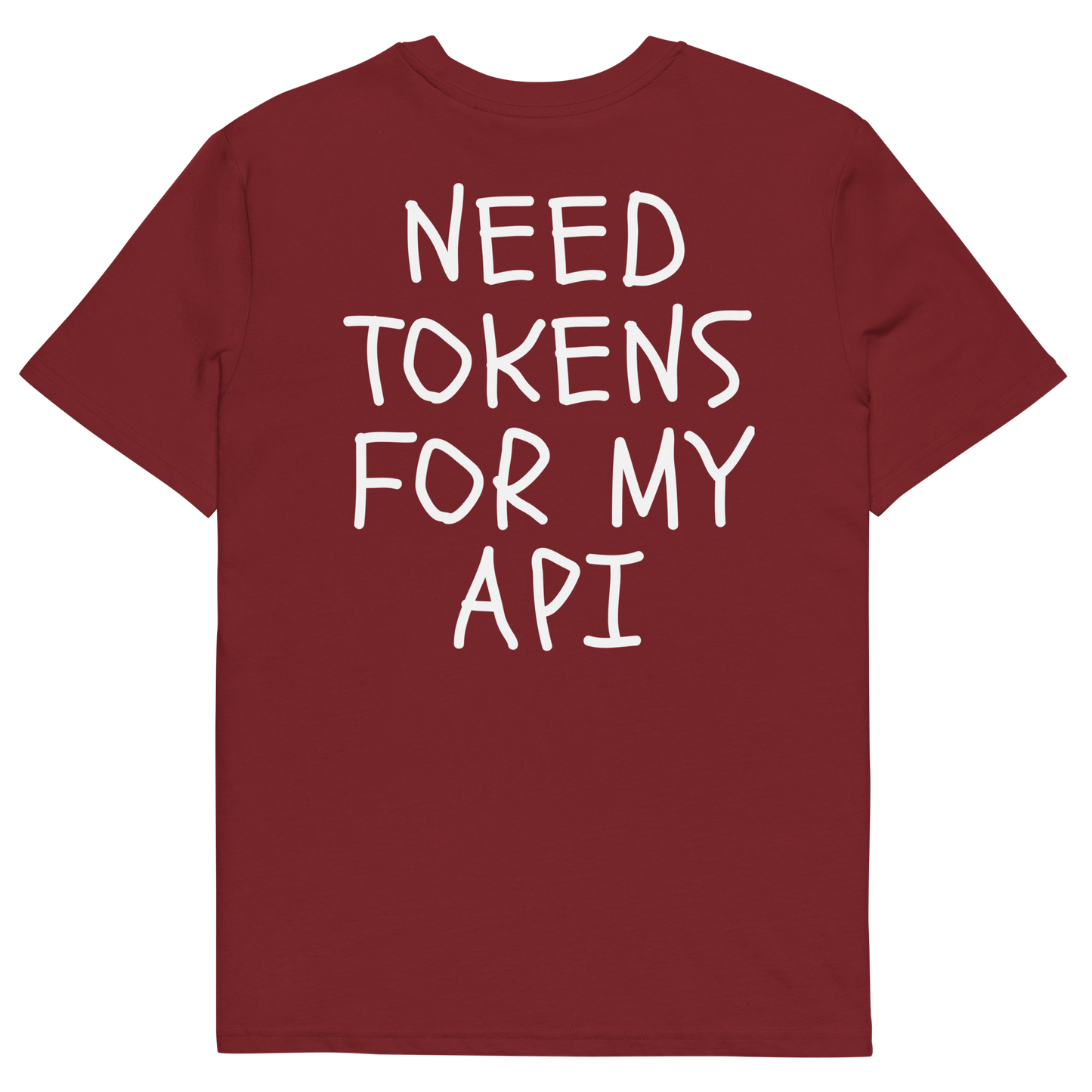 Need Tokens Tee — Back