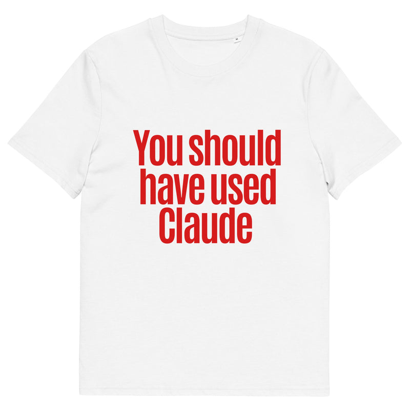 Used Claude Tee — Front